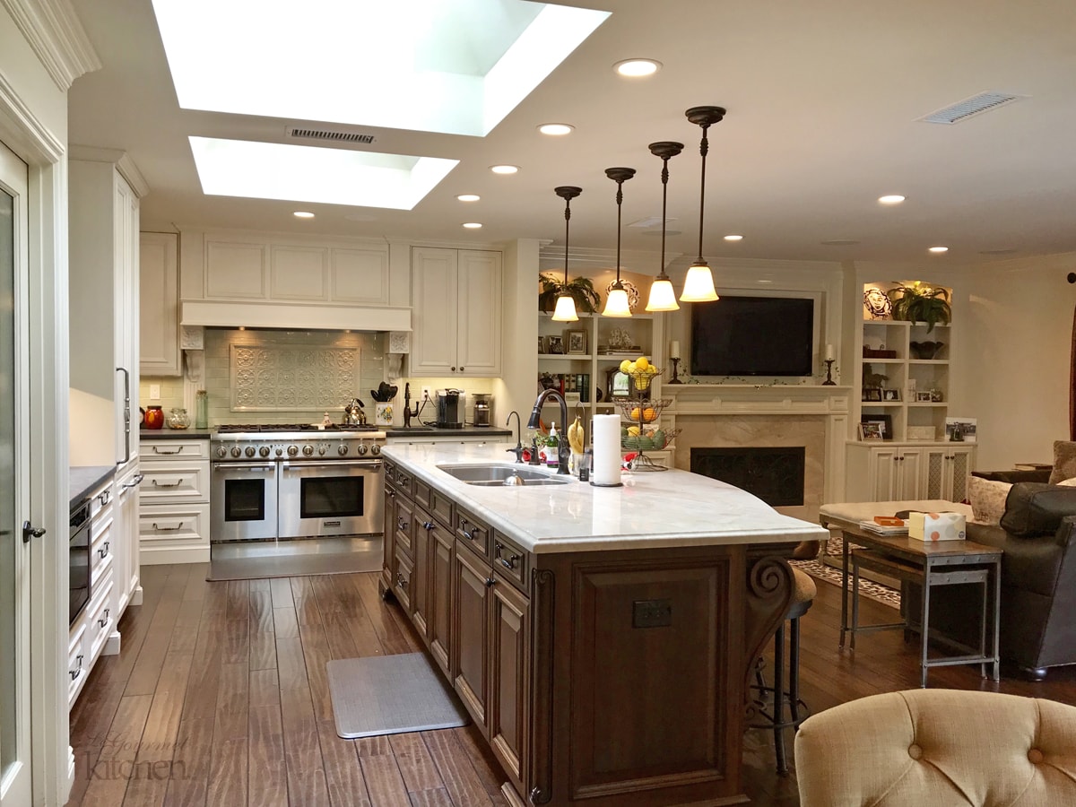 kitchen design with ceiling lights