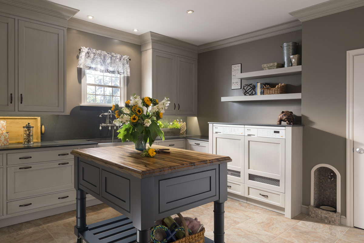 Laundry Room with pet station